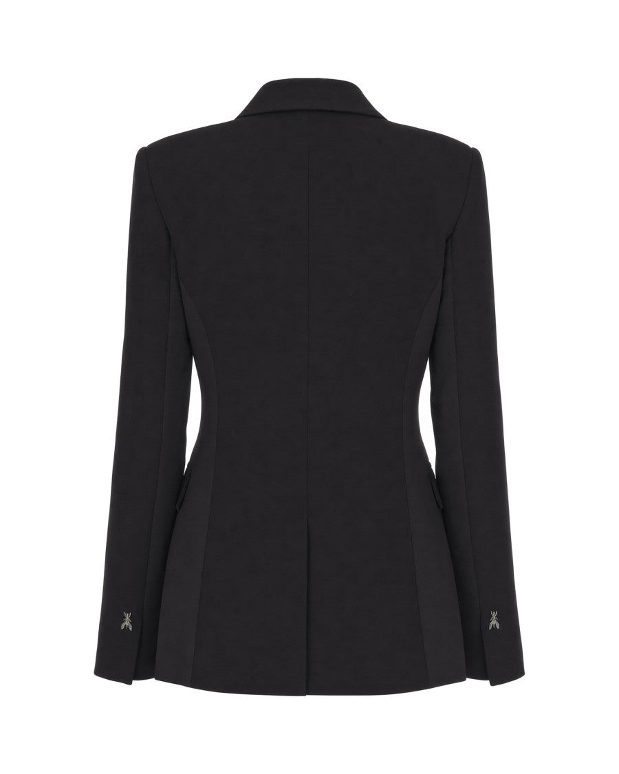 Patrizia Pepe Black Smoking Tuxedo Blazer