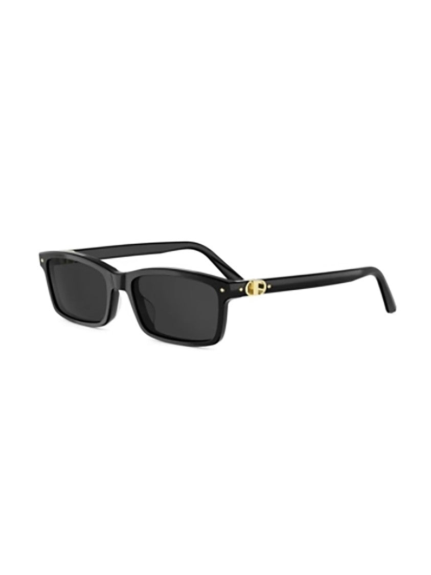 Dior Black Petit Cd S1i Rectangular Sunglasses