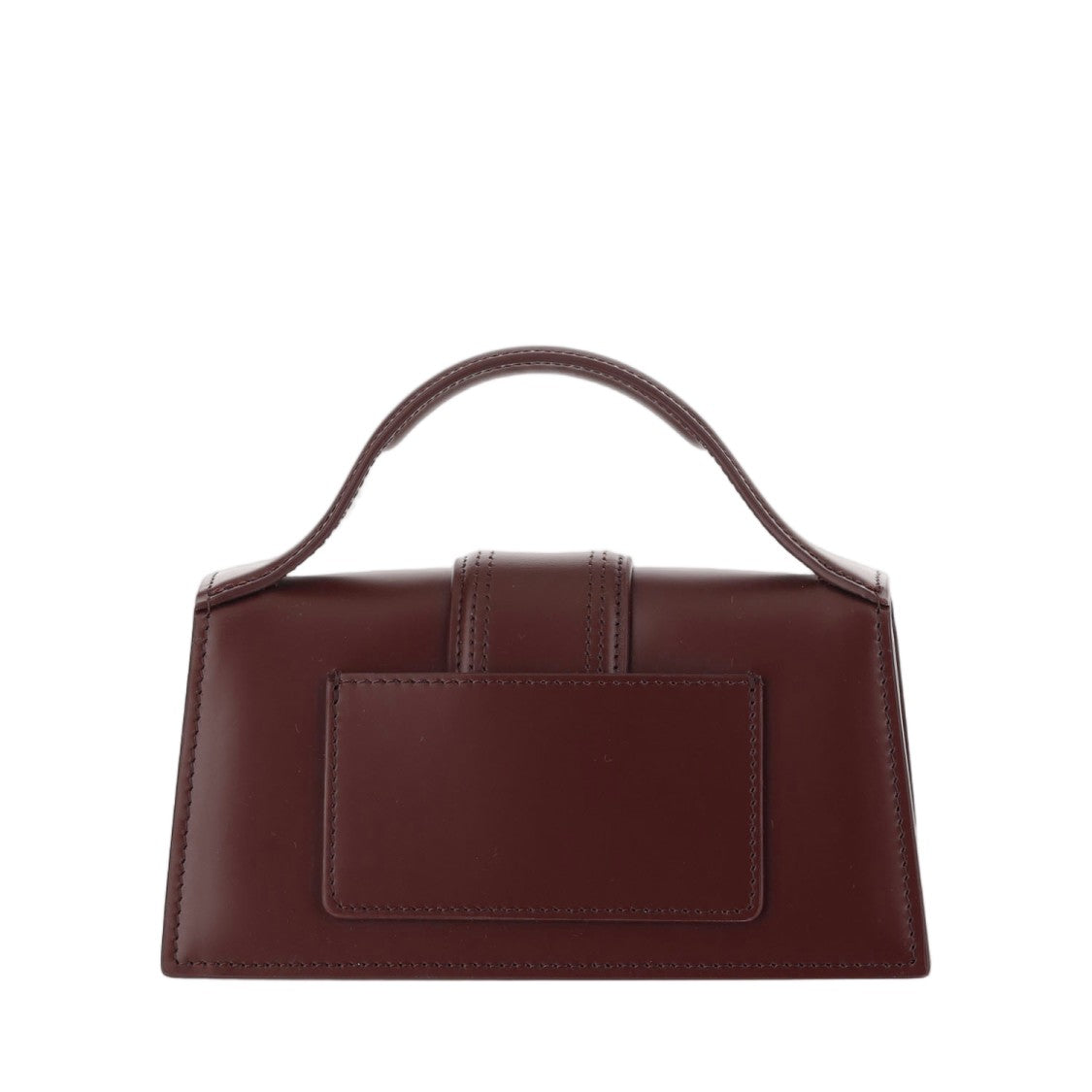 Jacquemus Glossy Leather Structured Shoulder Bag With Adjustable Strap