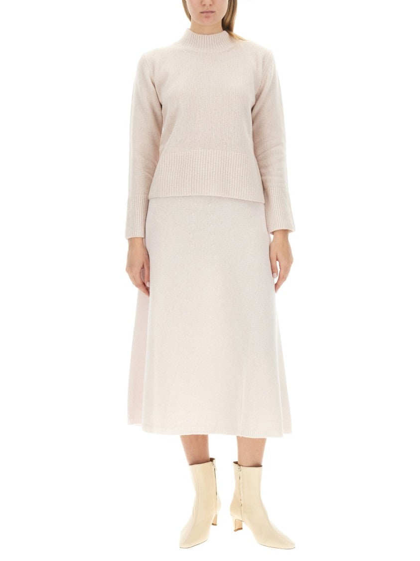 Alysi High Neck Wool Jersey