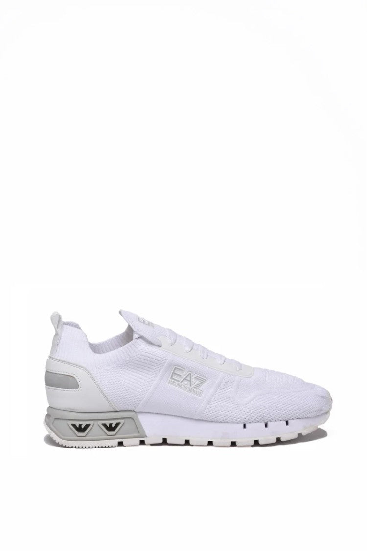 Ea7 Emporio Armani Low-Profile Sneakers With Knitted Upper