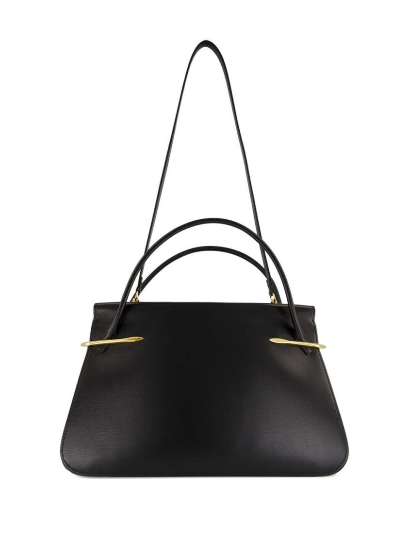 Givenchy Black Structured Trapezoidal Gold Hardware Bag