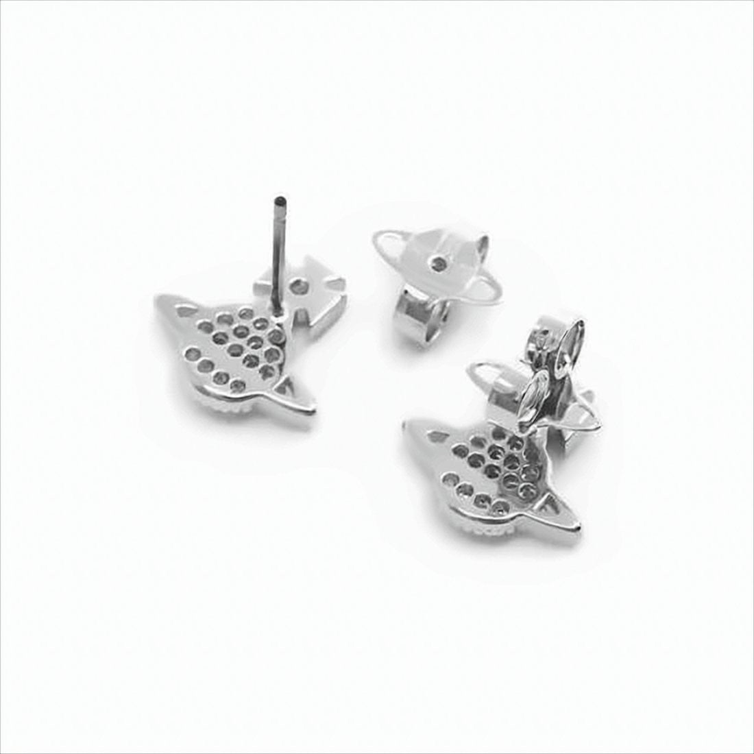 Vivienne Westwood Planet-Inspired Stud Earrings With Crystal Embellishments