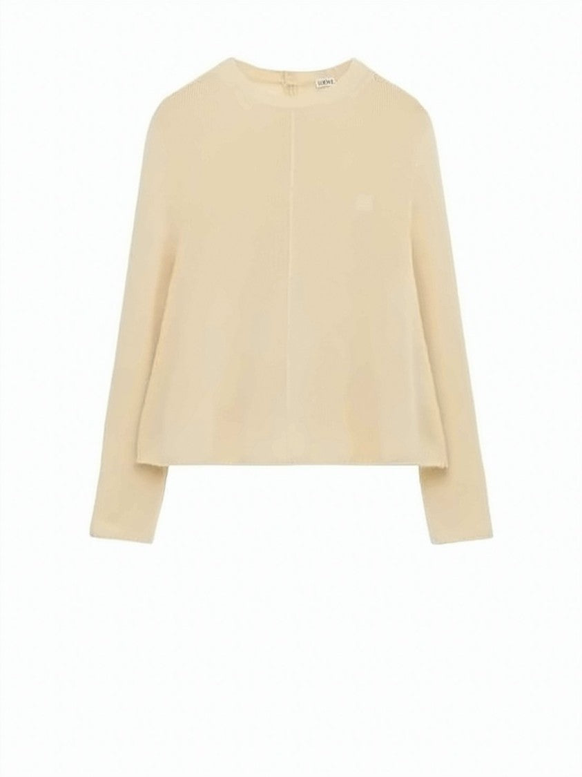 Loewe Relaxed-Fit Cashmere Sweater With Tonal Logo