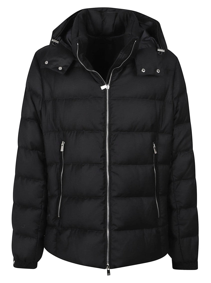 Tatras Quilted Puffer Jacket With Detachable Hood And Matte Finish