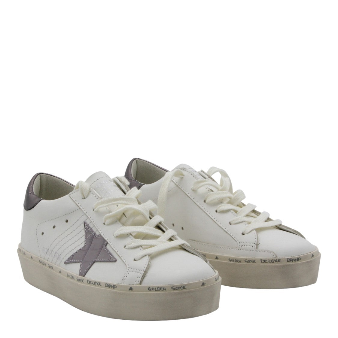 Golden Goose Low-Top Sneakers With Textured Star Patch