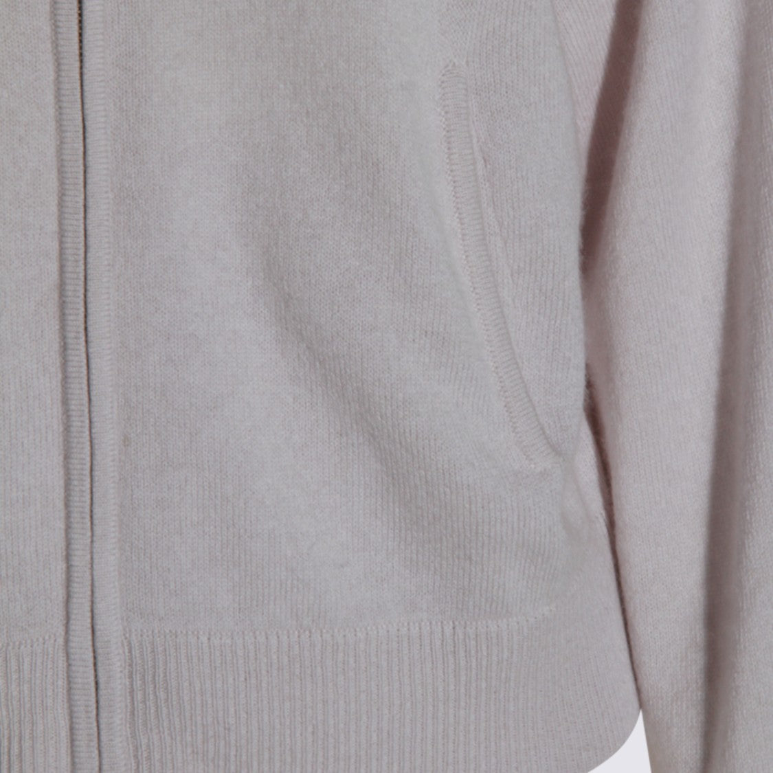Allude Grey Wool Sweatshirt
