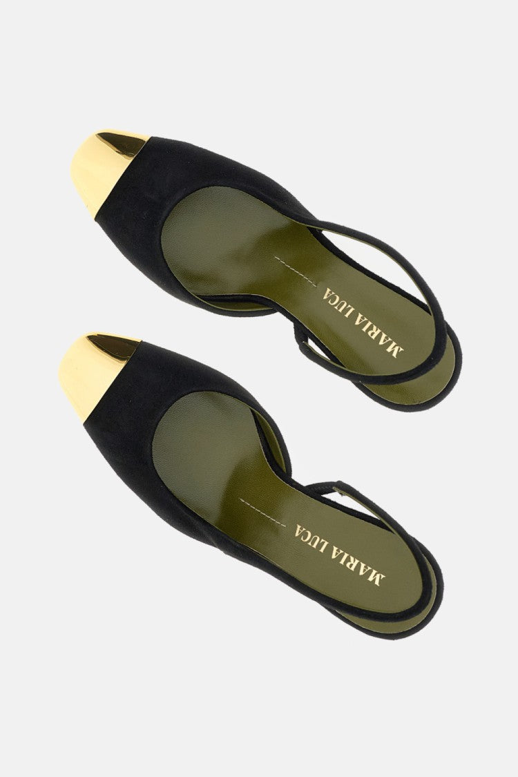 Maria Luca Eleonora Metal Toe Cap Sling Back