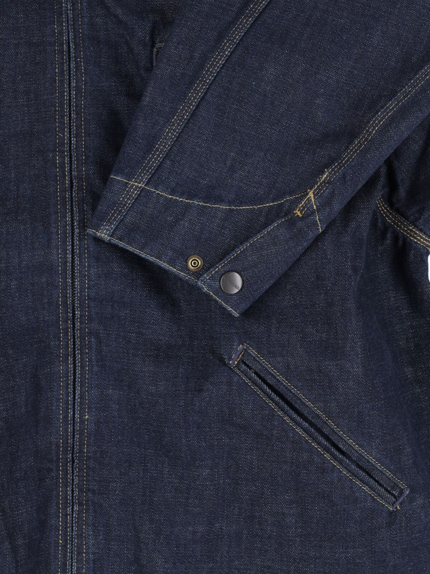 Carhartt Wip Blue Og Detroit Classic Collar Jacket