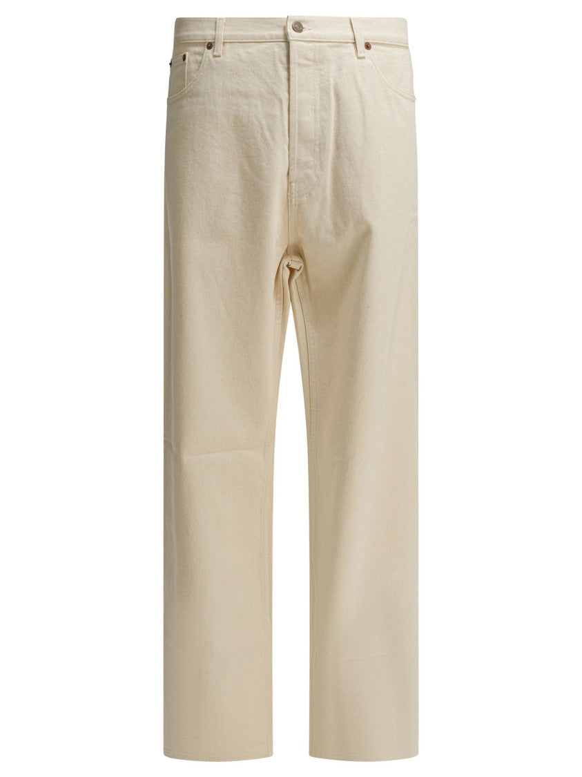 Valentino Classic Straight-Leg Jeans With High Waist And Minimalist Design
