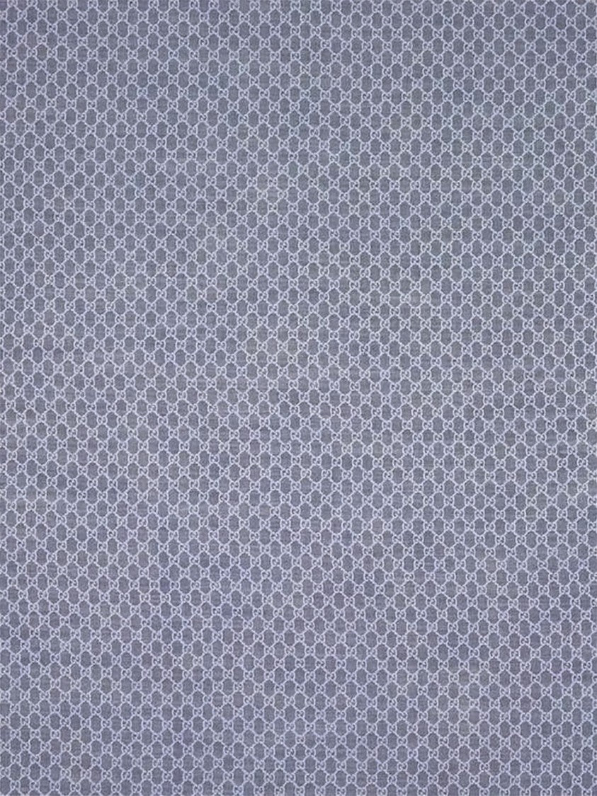 Gucci Rectangular Silk-Wool Blend Scarf
