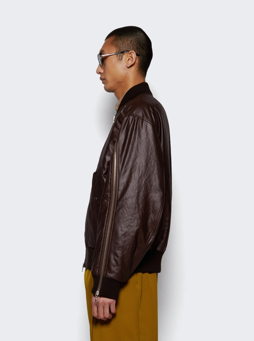 Dries Van Noten Bomber Jacket - Rust