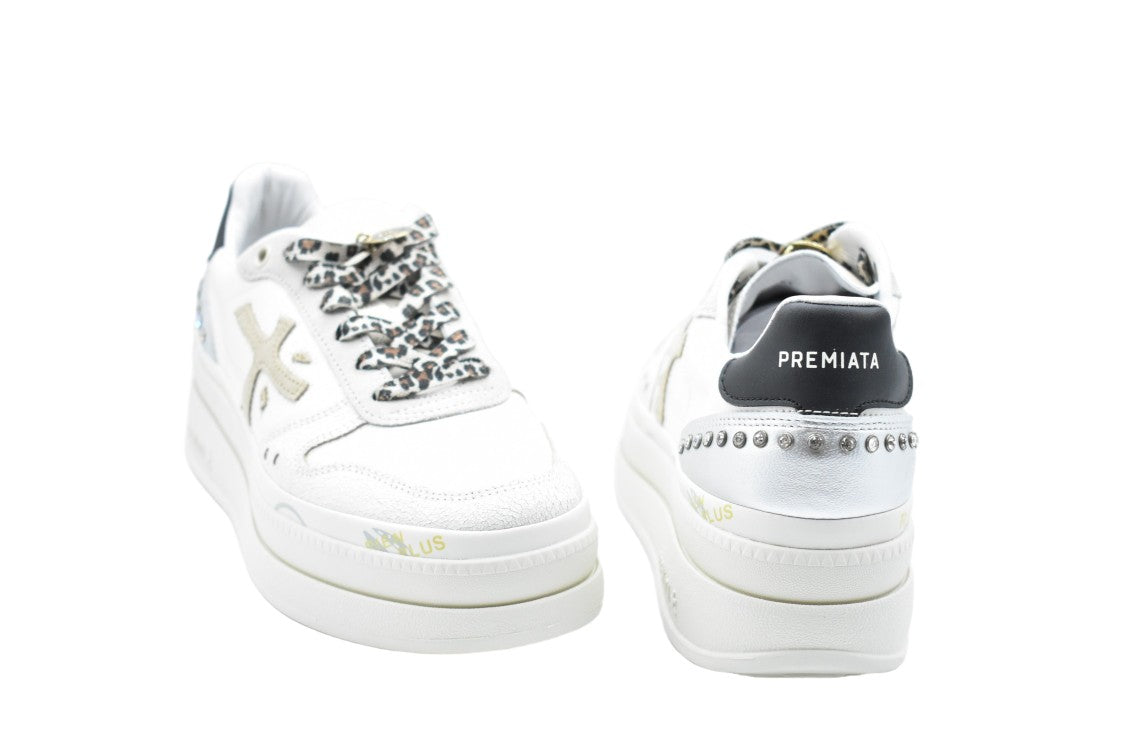Premiata Platform Sneakers With Textured Finish