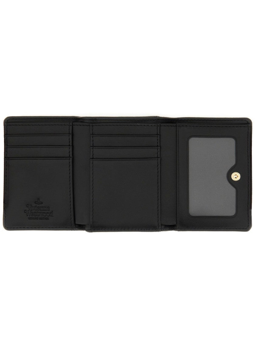 Vivienne Westwood Orb Textured Cow Leather Wallet