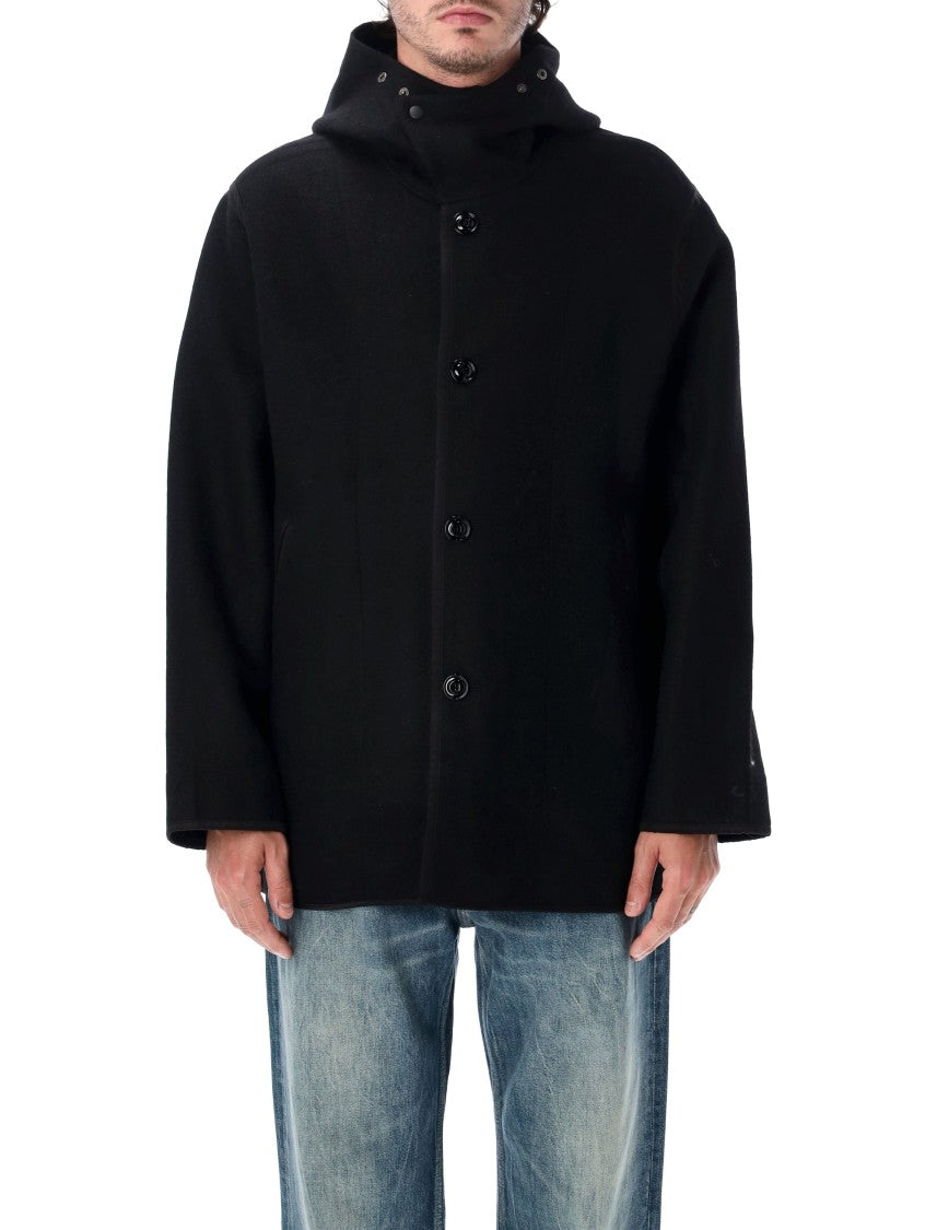 Our Legacy Liner Reversible Italian Virgin Wool Stamped Hooded Jacket