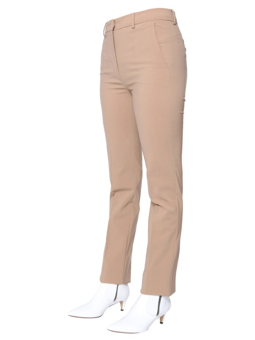 Max Mara Tailored Straight-Leg Narvel Pants With Polished Finish