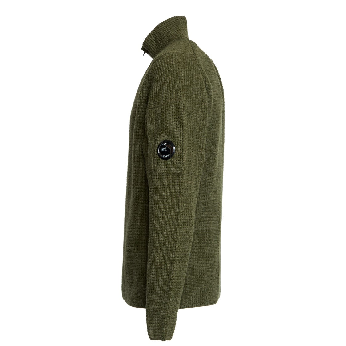 C.P. Company Polo Collar In Lambswool Grs Knit