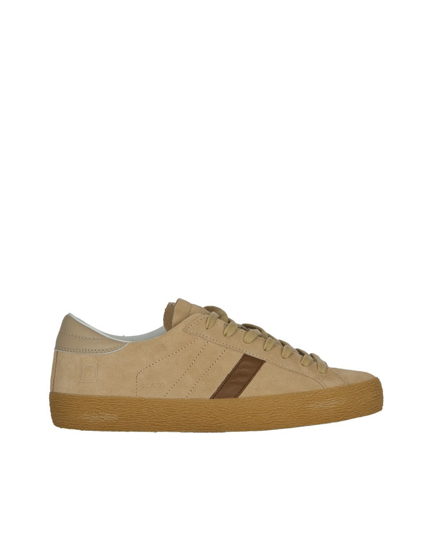D.A.T.E Hill Low Suede Sneakers - Beige