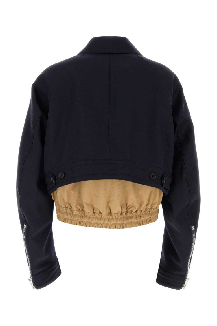 Dsquared2 Dark Blue Wool Jacket
