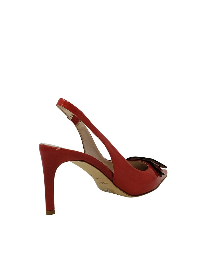 Roberto Del Carlo Red Patent Leather Vetro Pumps