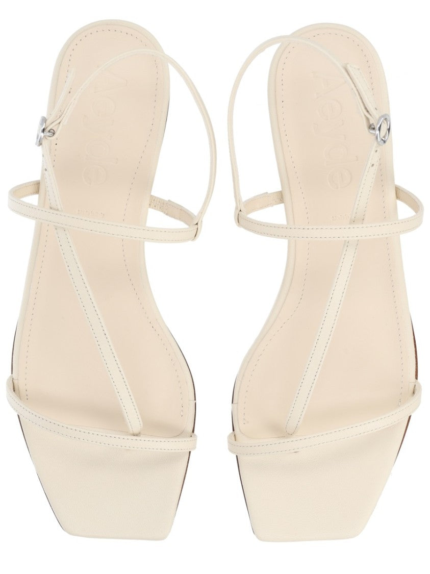 Aeydē Thong Sandal With Adjustable Ankle Strap And Minimalist Design