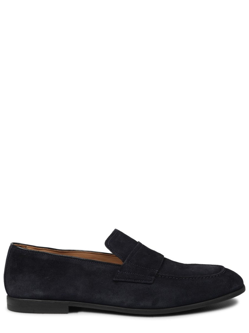 Mille885 Neutrals Suede Penny Loafer Moccasins