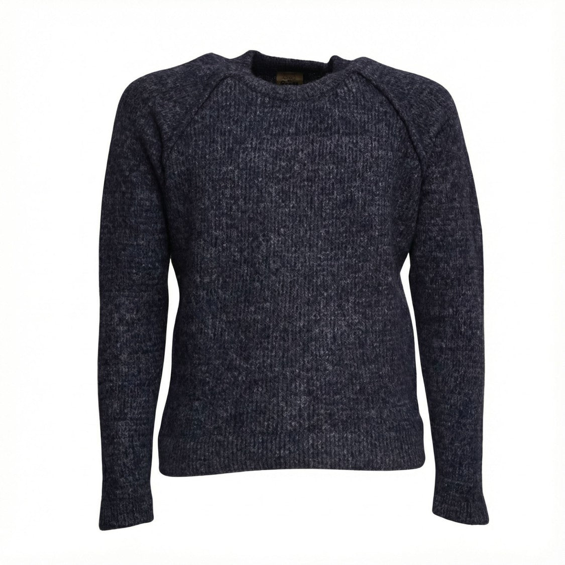 Rakki' Heathered Knit Raglan Textured Sweater