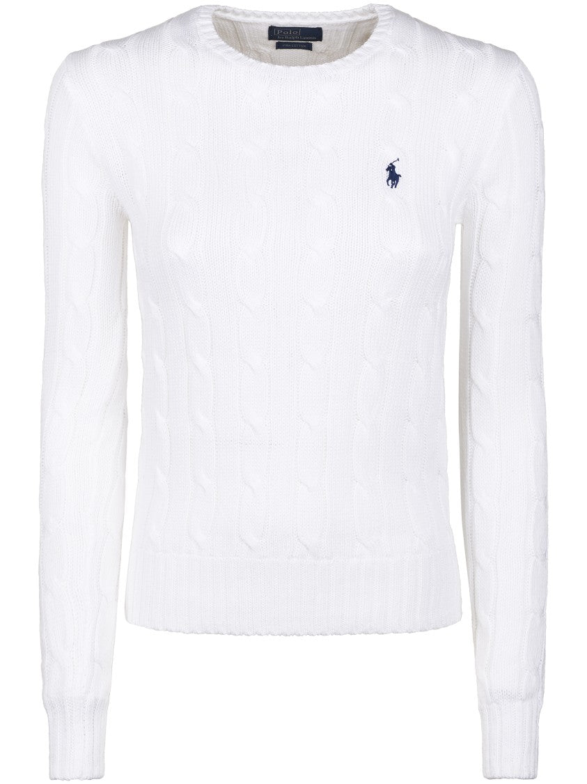Polo Ralph Lauren Classic Cable Knit Sweater In Pima Cotton
