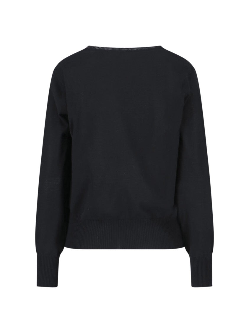 Vivienne Westwood Black Pamela Cotton Long-Sleeved Top