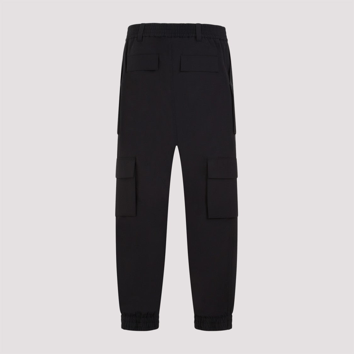 Alexander Mcqueen Black Cotton Cargo Pants