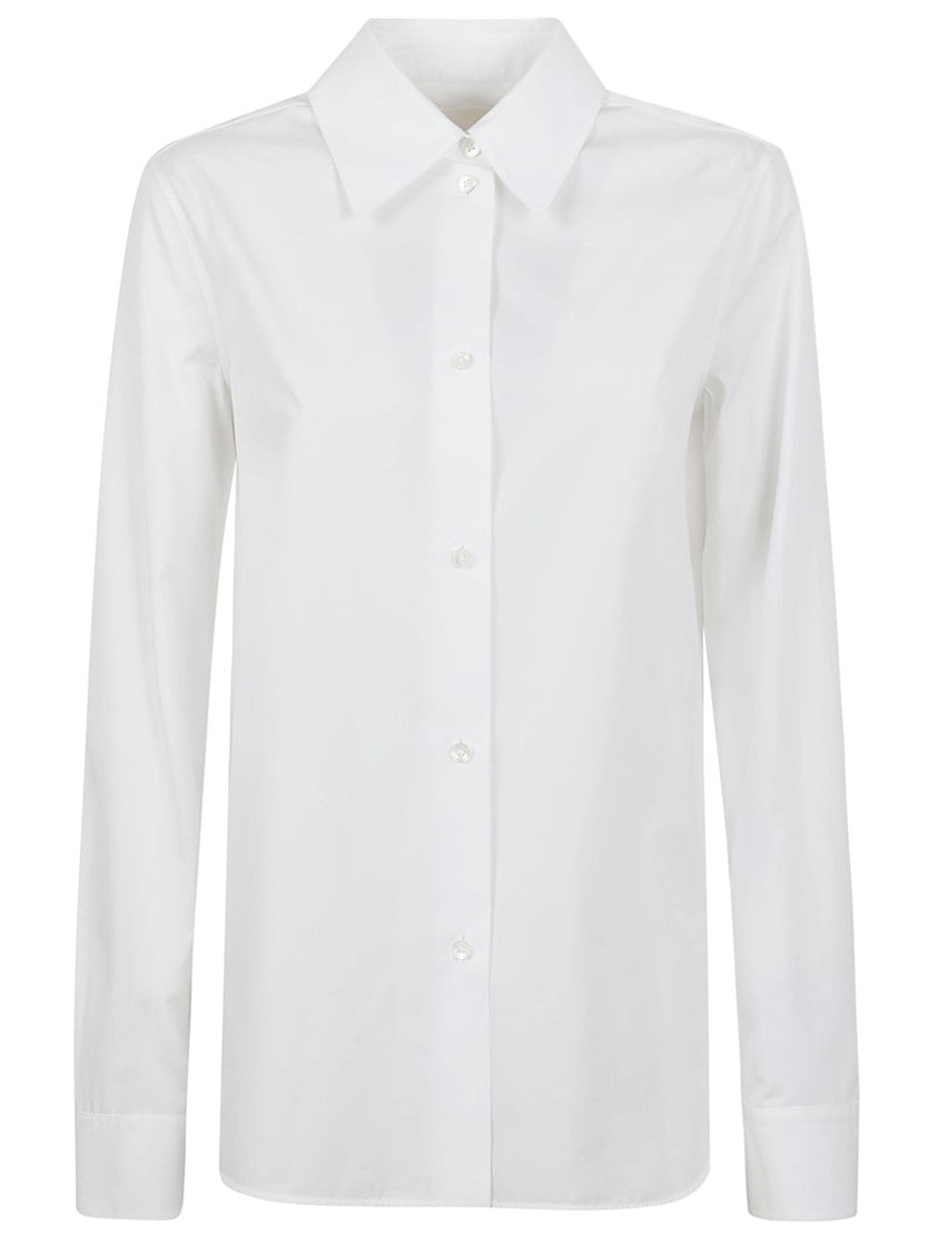 Jil Sander Minimalist Cotton Shirt With Button Closure