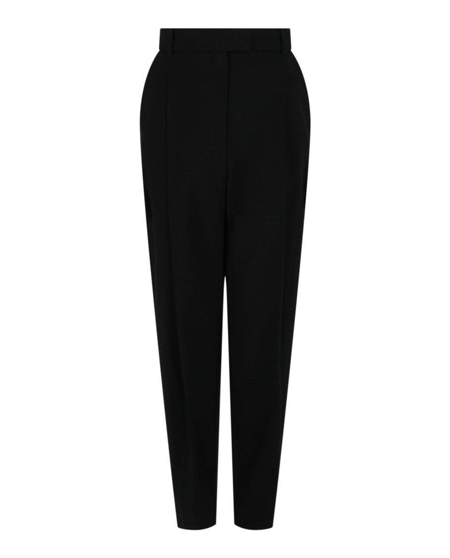 Alexander Mcqueen Pleated Wool Trousers With Tailored Silhouette