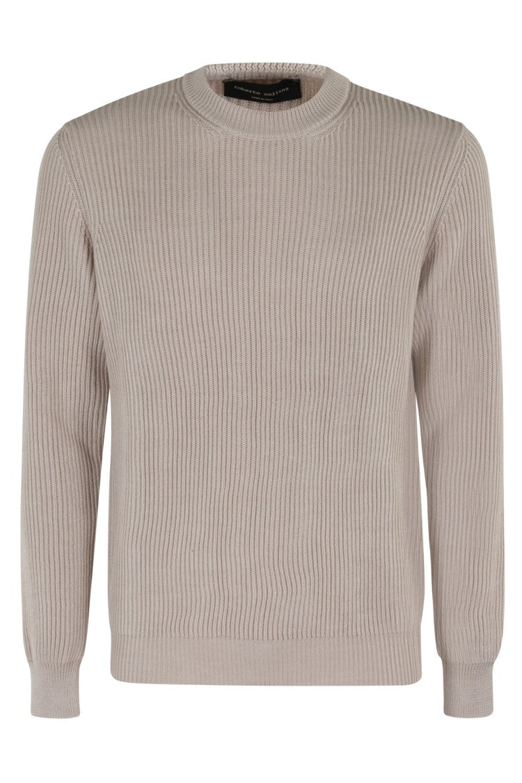 Roberto Collina Ribbed Crewneck Long Sleeve Sweater