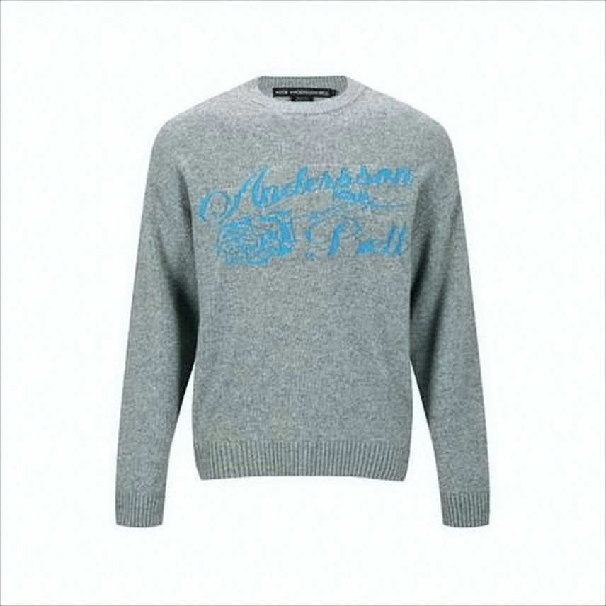 Andersson Bell Heathered Grey Knit Sweater