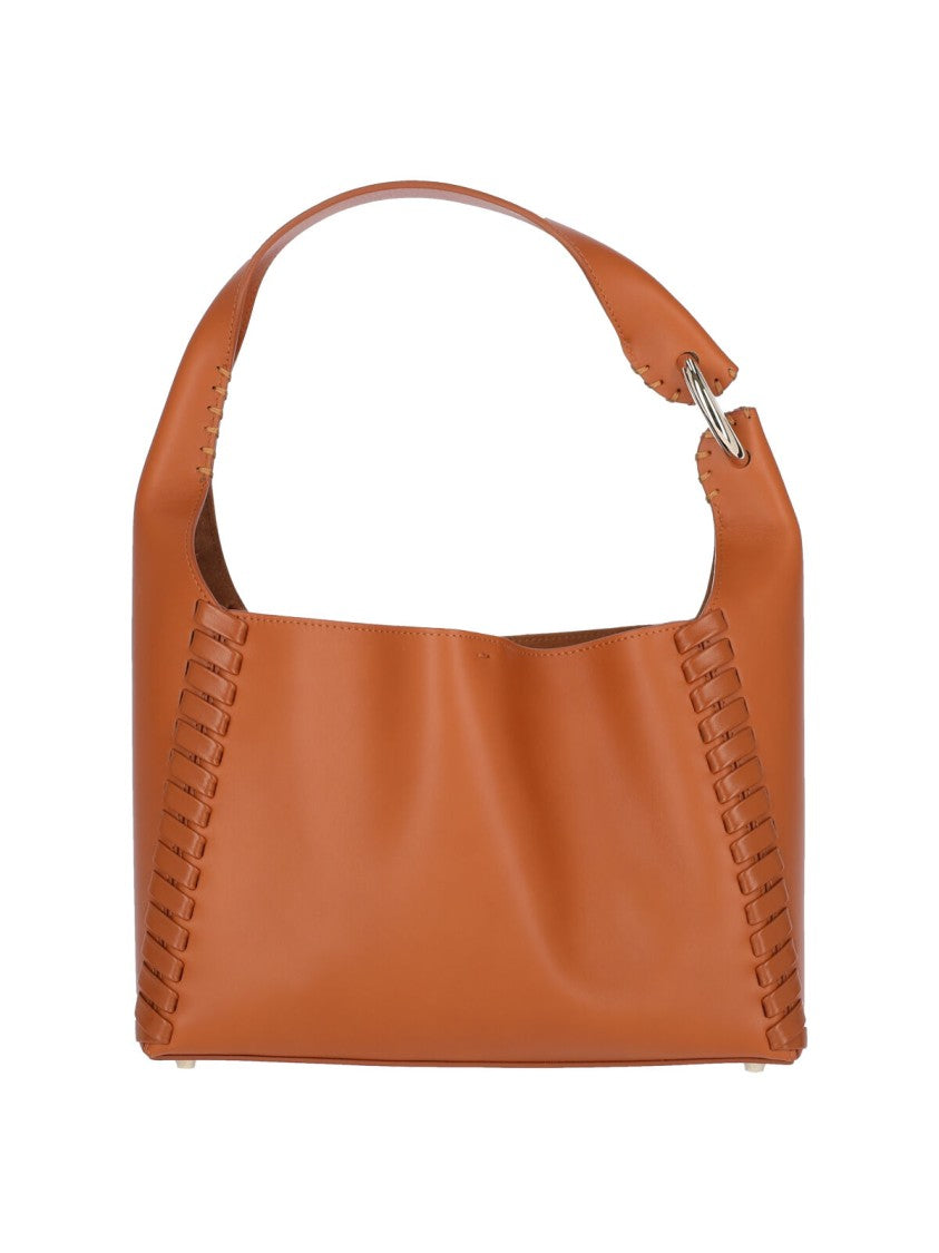Chloé Logo Shoulder Bag – Brown