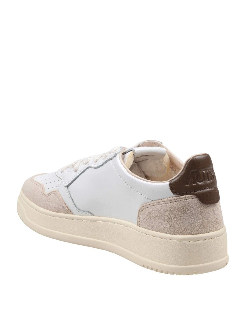 Autry Medalist Low Leather And Suede Sneakers