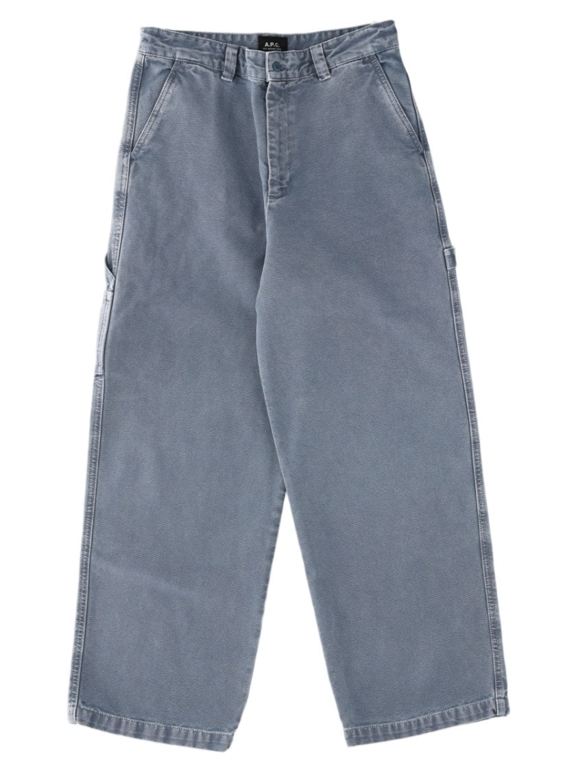 A.P.C. Multicolor Utility Pocket Relaxed Wide-Leg Jeans