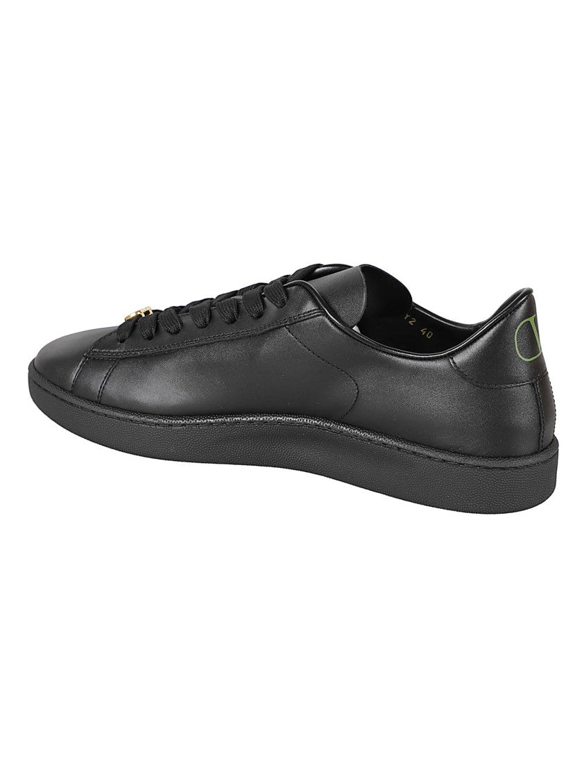 Valentino Garavani White Low-Top Leather Sneakers