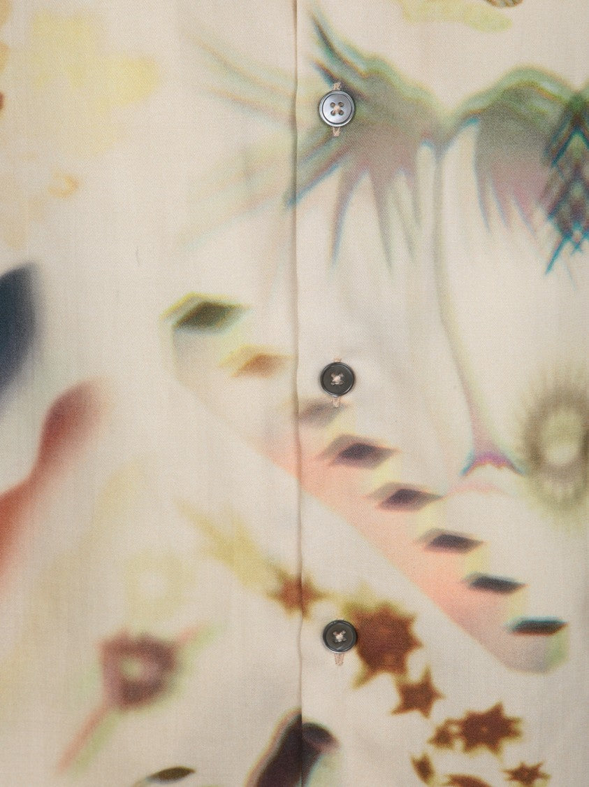 Paul Smith Artistic Print Short Sleeve Shirt