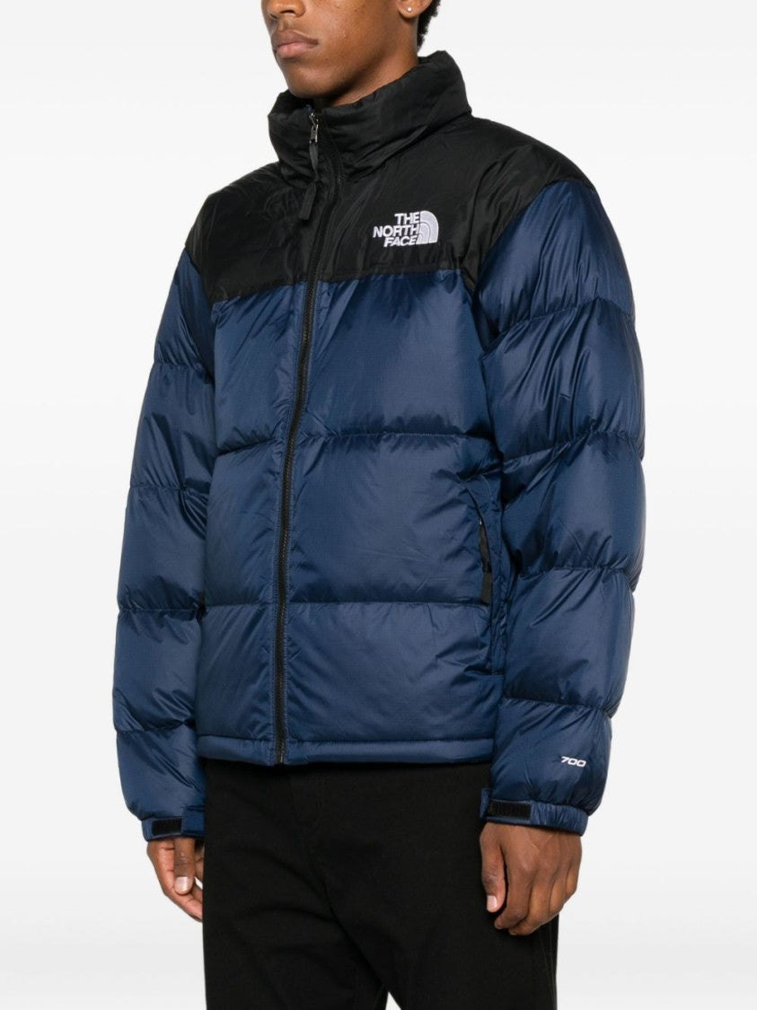 The North Face Color-Block Down Jacket With High Collar