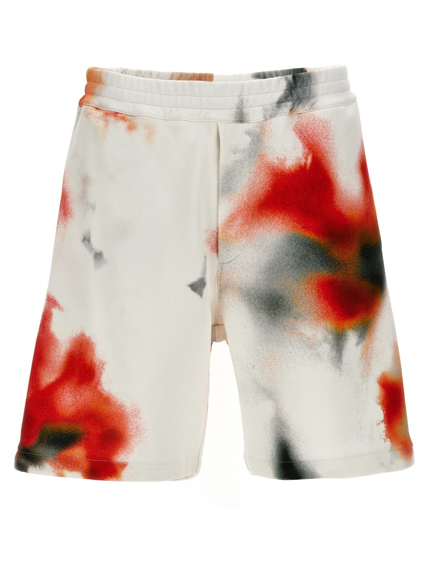 Mcqueen 'Obscured Flower' Bermuda Shorts
