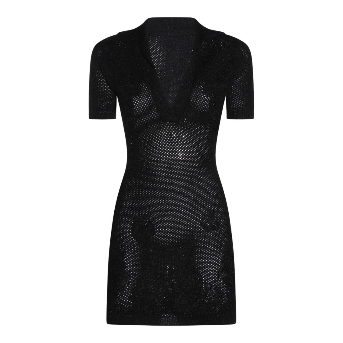 Amiri Fitted Mini Dress With Floral Pattern