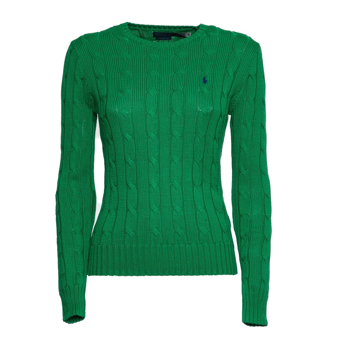 Polo Ralph Lauren Textured Green Cable Knit Sweater