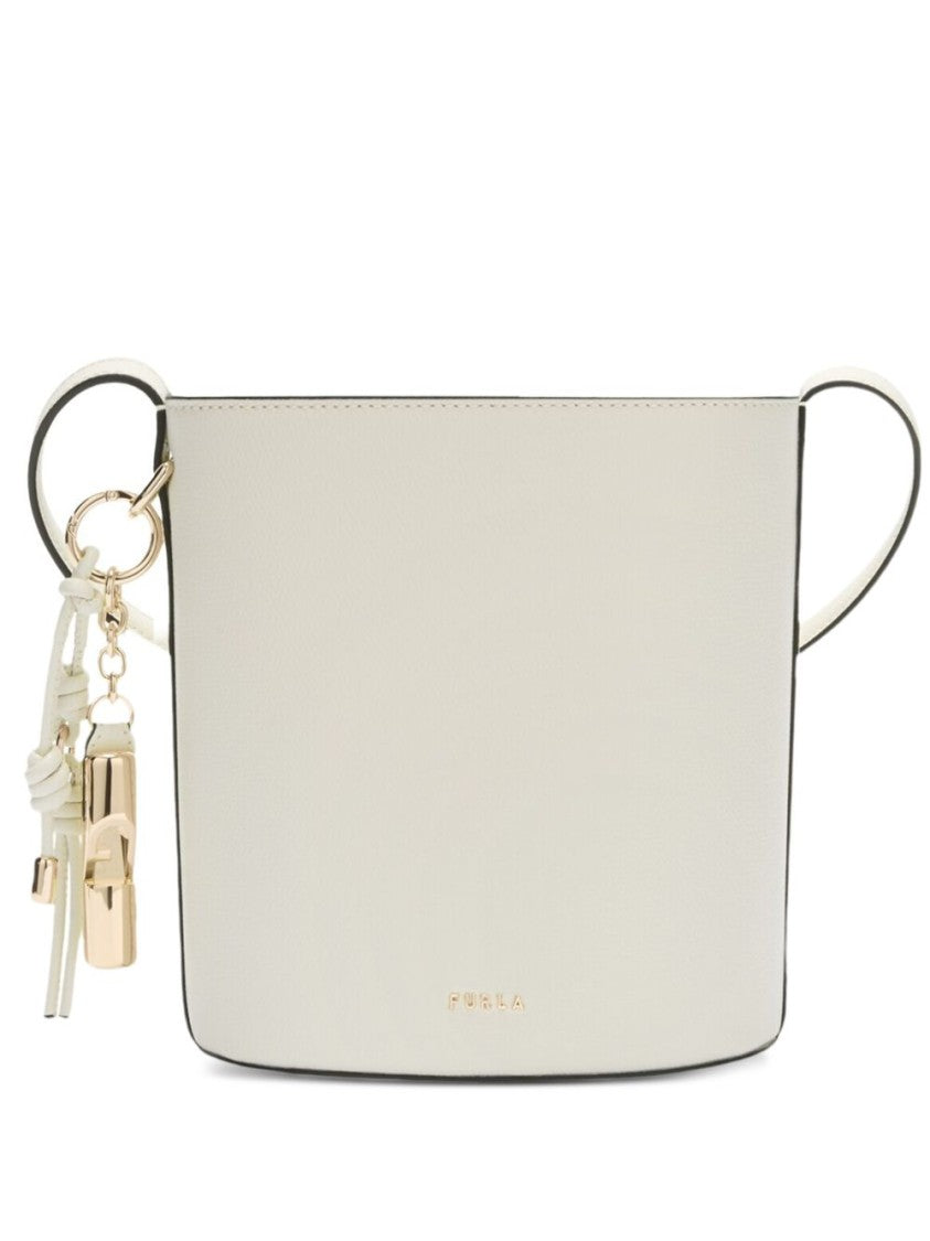 Furla White Leather Bag