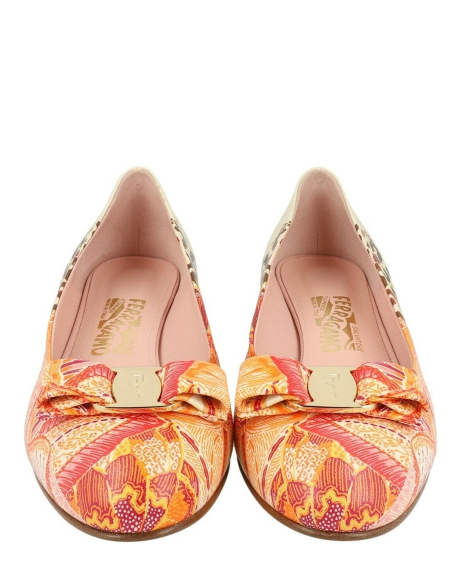 Ferragamo Vara Leather Pumps - Narrow Width