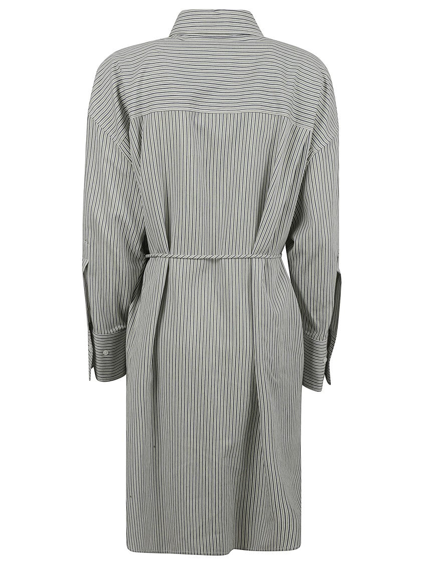 Fabiana Filippi Button-Down Shirt Dress With Belted Waist
