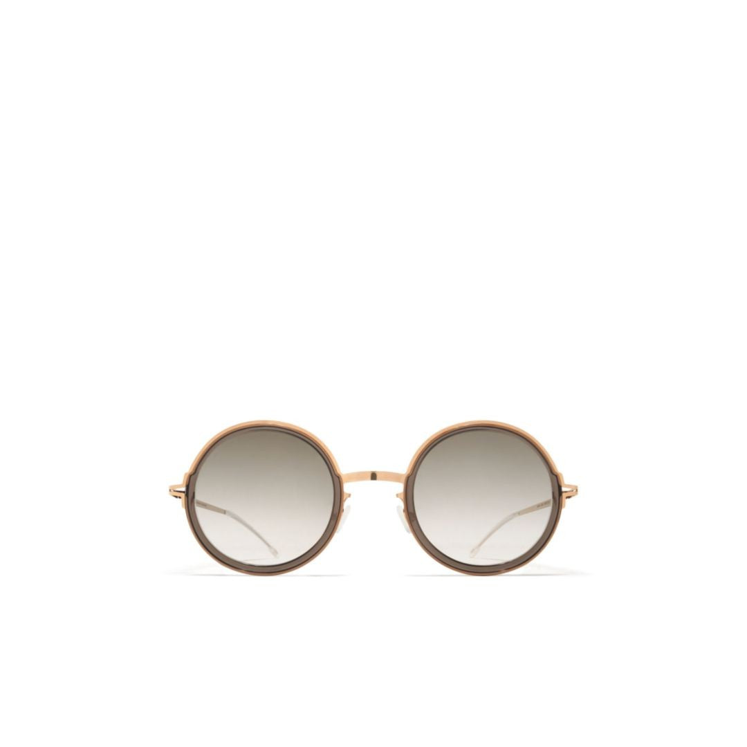 Mykita Monroe Round Metallic Sunglasses