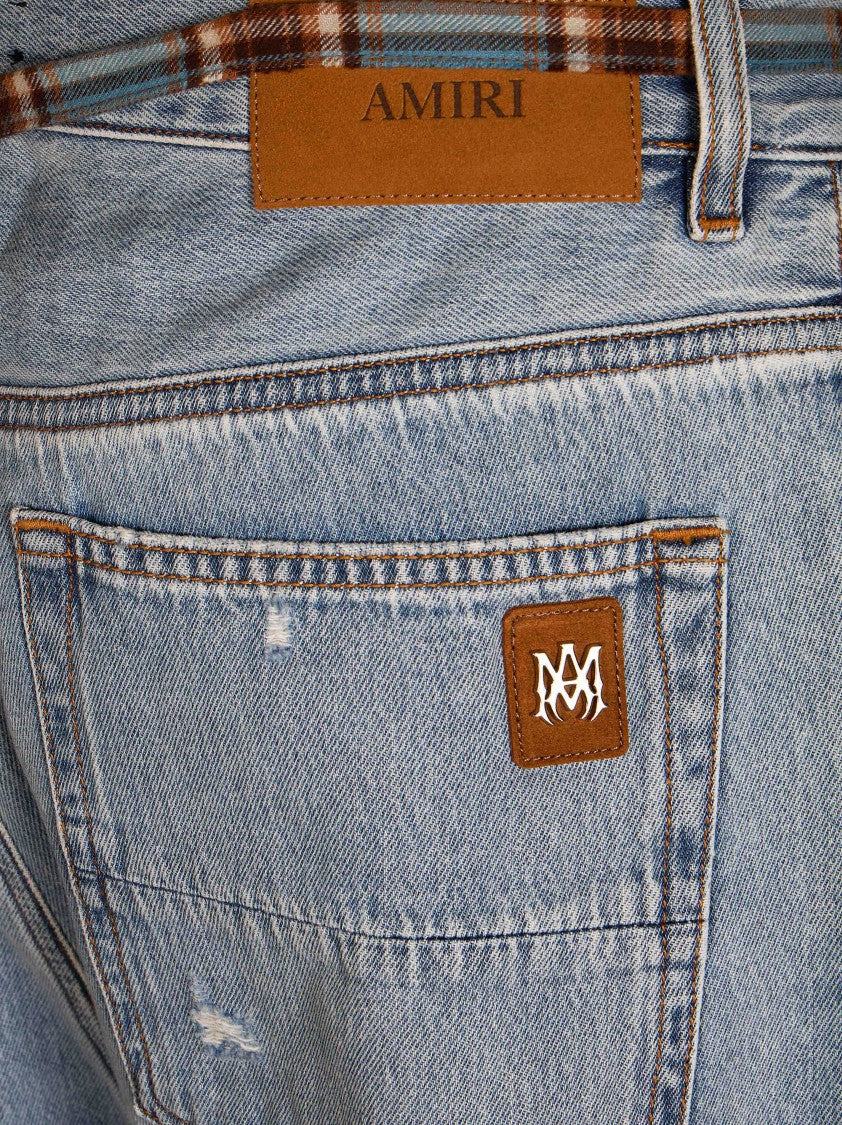 Amiri Jeans Baggy Distressed Denim Jeans