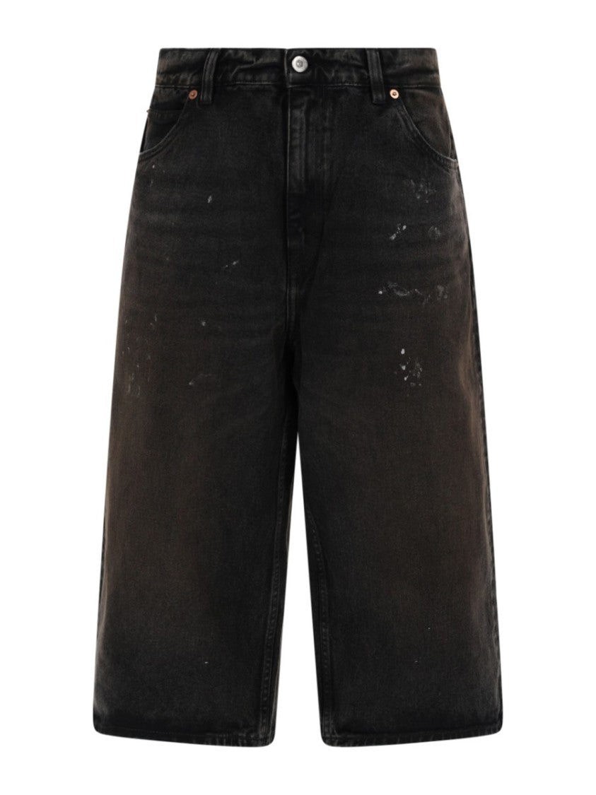 Our Legacy Capri Cut Relaxed Long Denim Shorts