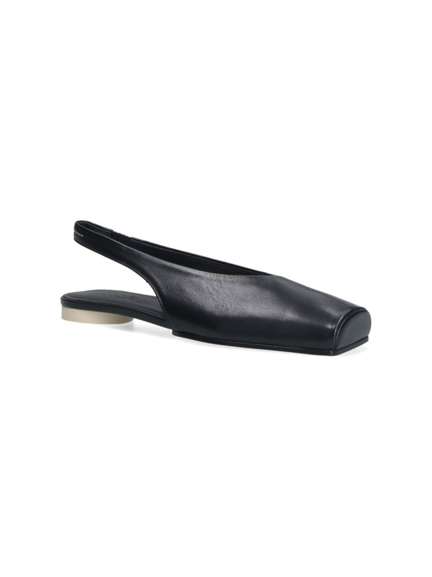 Mm6 By Maison Margiela Slingback Ballerines – Black